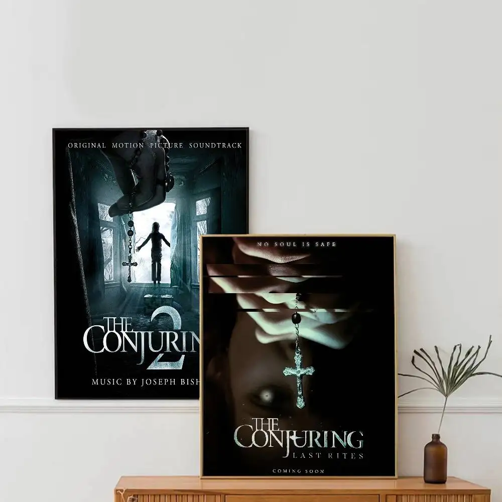 فيلم The Conjuring Last Rites Whitepaper ملصق HD جودة ملصق جدار الفن اللوحة غرفة الدراسة جدار ديكور