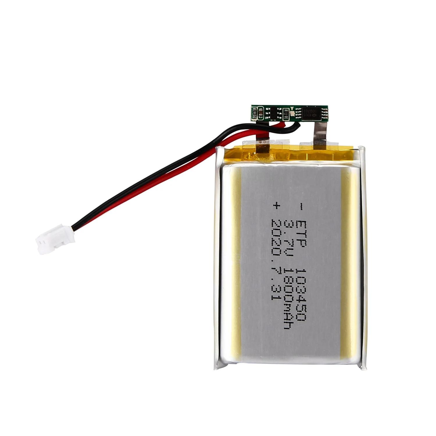 103450 3.7V 1800MAH lipo polymer lithium rechargeable battery for MP3 GPS navigator DVD recorder headset e-book camera