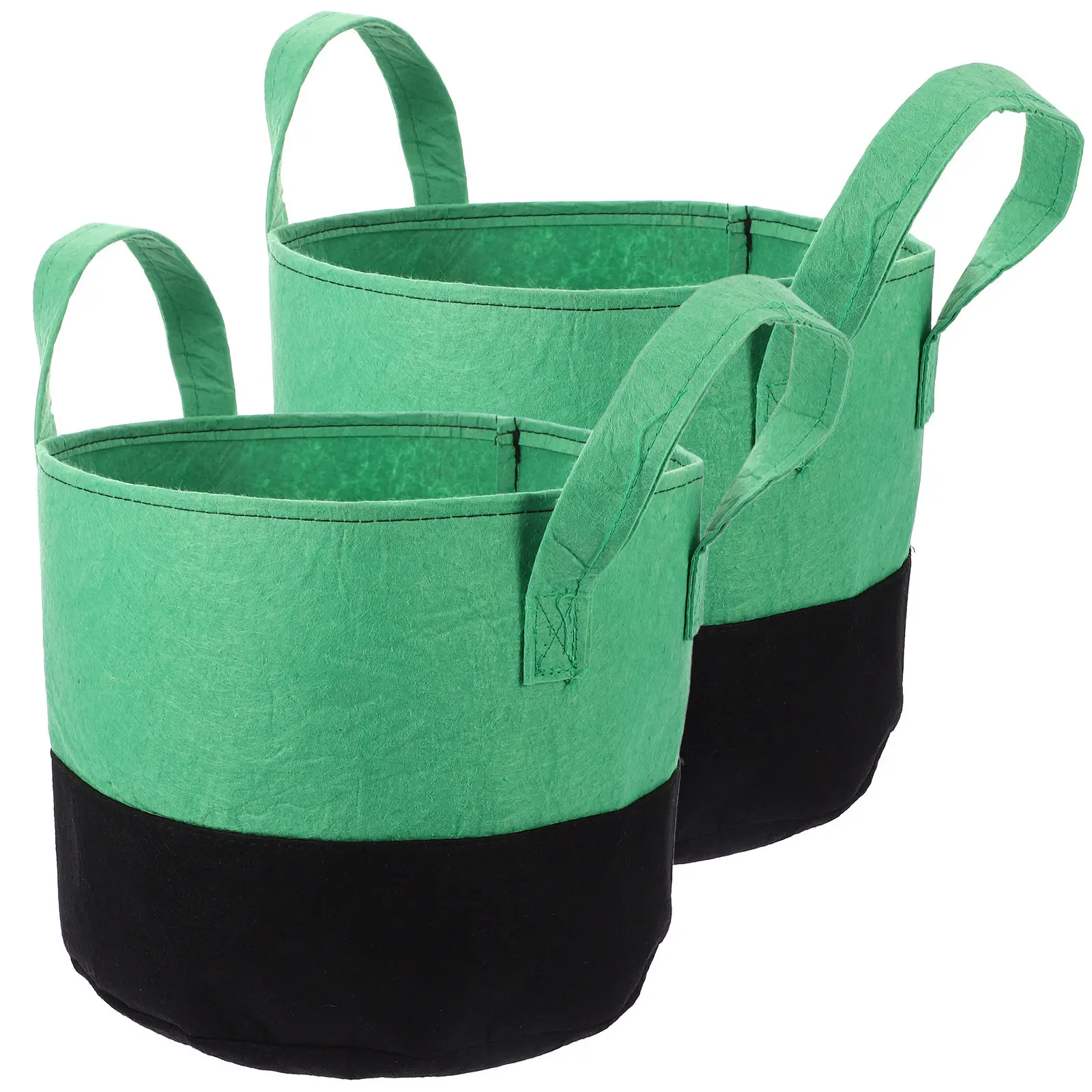 2Pcs Nursery Planting Bags Non-Woven Fabric Grow Bags for Potato Carrot Tomato Vegetable Flower Indoor Plant Growth