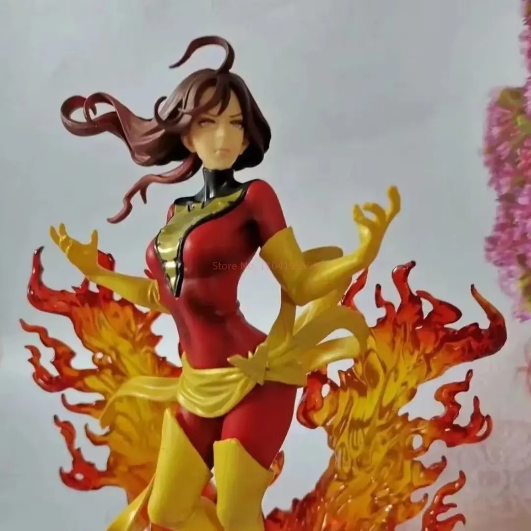 Marvel Anime X-Men Dark Phoenix Model Scene, Beautiful Girl Box-Packed, Animal Statue, Hobby Collecemballages Toy, Decor, Holiday Gift