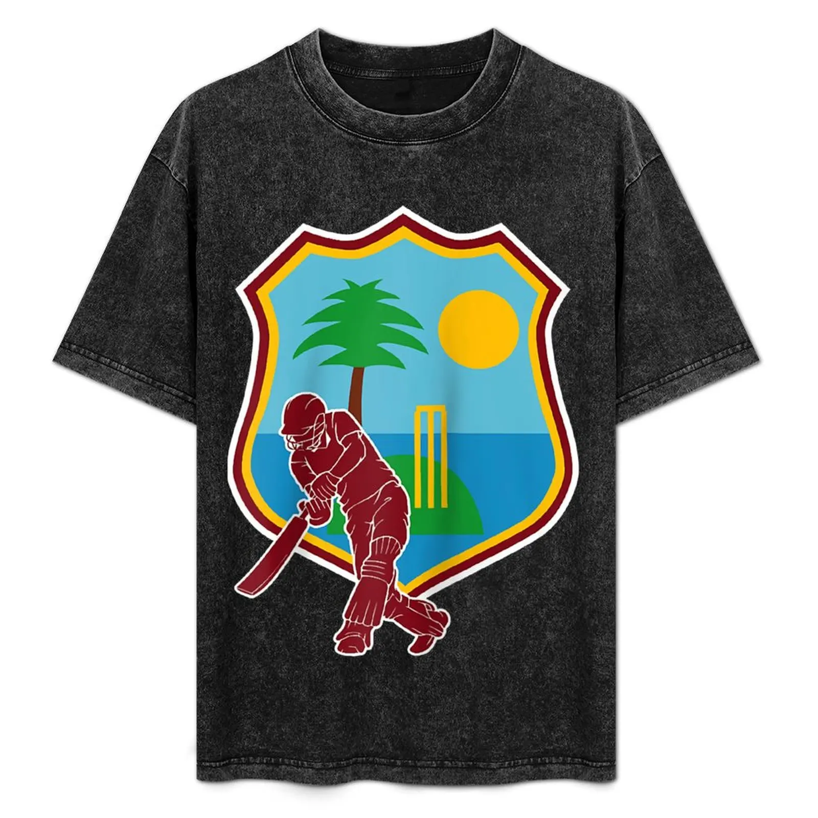 

West Indies Cricket West Indies Flag Raglan Baseball Ee T-Shirt UV Sun Protection Tee Shirt