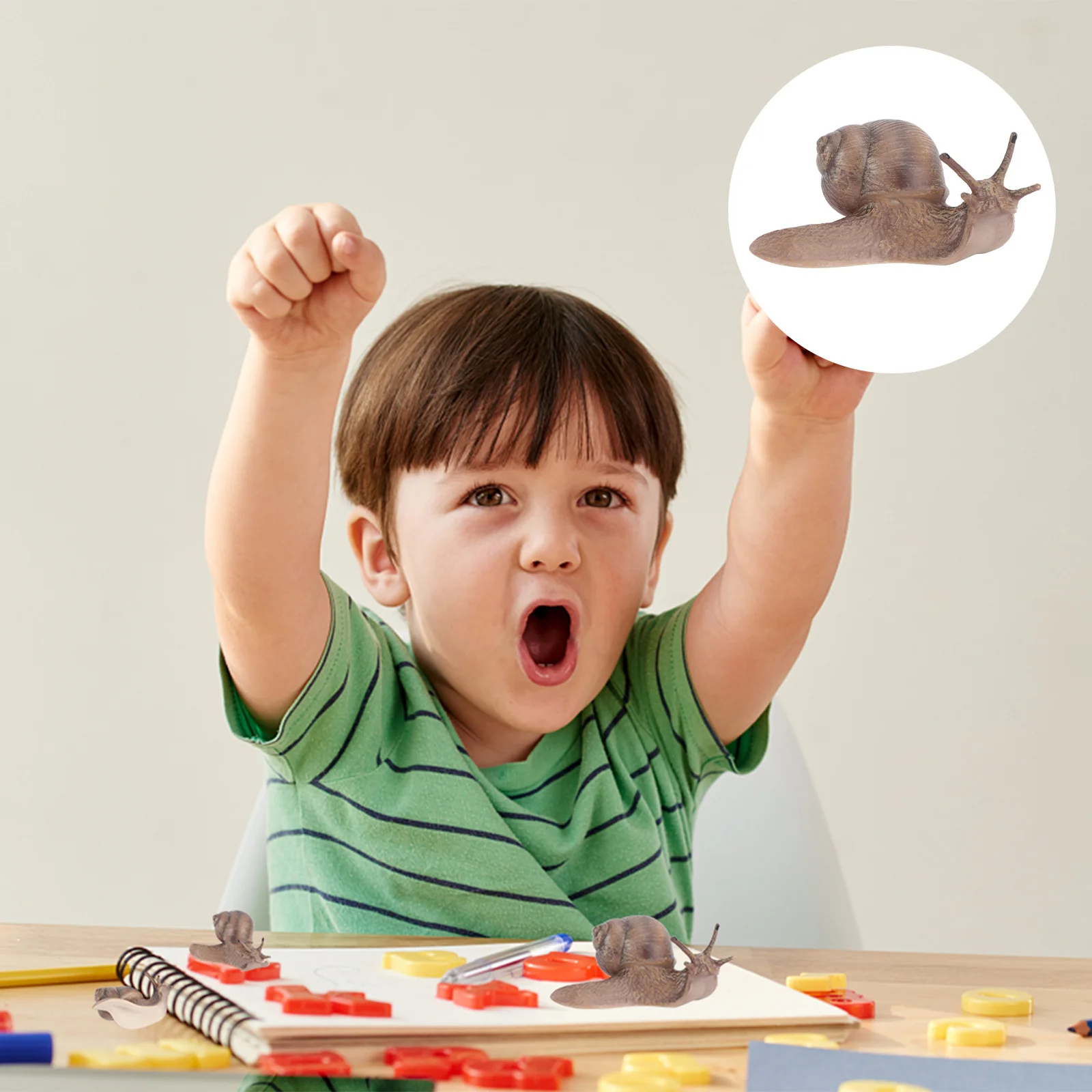 

1pc Simulation Snail Decoration Vivid Shape Micro Landscape Diy Bonsai Ornament Desktop Decor For Living Room Bedroom Office