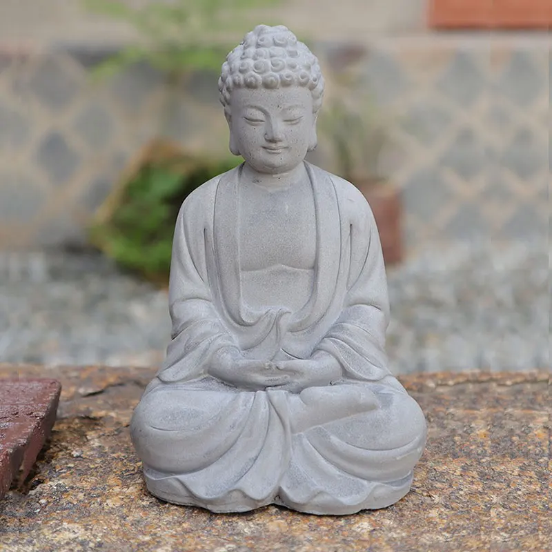 3d Shakyamuni Buddha statue concrete mold Silicone mold for cement Buddha statue plater mould