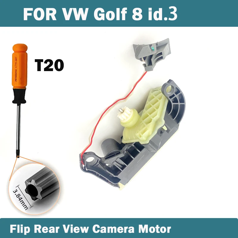 Car Badge Emblem Flip Rear Camera Motor Accessories for VW Volkswagen Golf 8 MK8 ID.3 ID3 I 3