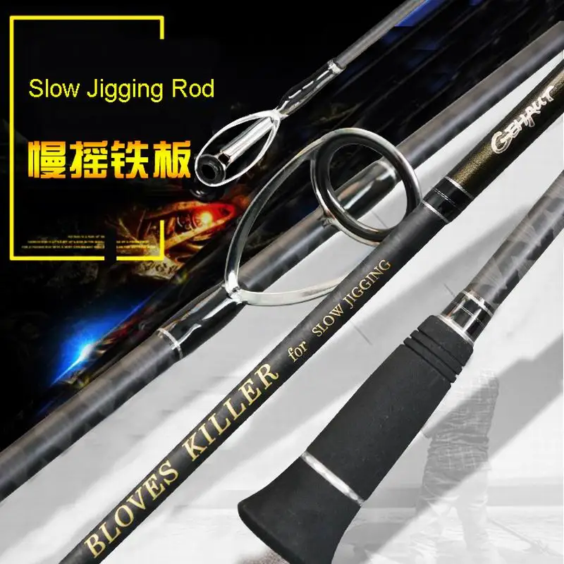 

ZZ233 12Kgs Bait 80-150g Tip 2.2mm PE No2-4 Fuji Ocean Boat Slow Jigging Carbonfiber Spinning Fishing Rod Superlight 1.83m 1.95m