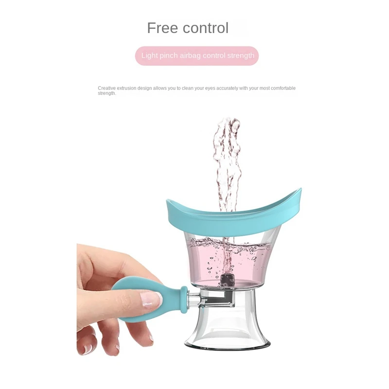 1 PCS Soft Silicone Eye Wash Cups Eyes Cleaner Flushing Rinse Cups Resuable Bath Eyewash Cups