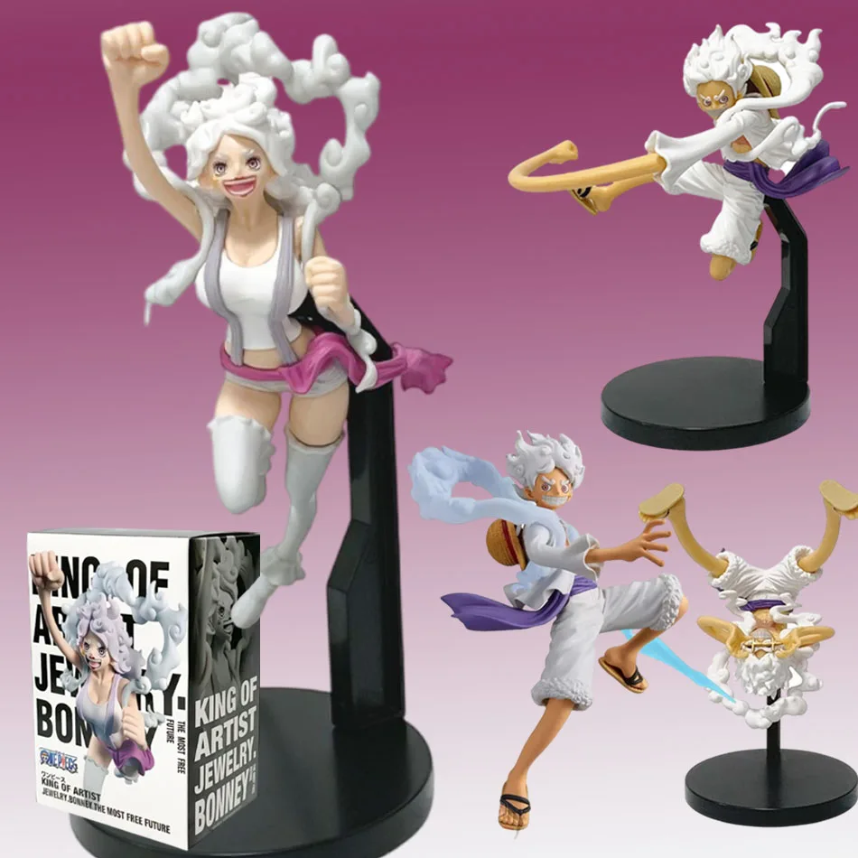 Figura de Anime One Piece, Nika Boni Luffy King Gear, Figuras de PVC, Muñecos, Adornos, Estatuas Coleccionables, Juguetes de Regalo, En Stock, Gran Venta