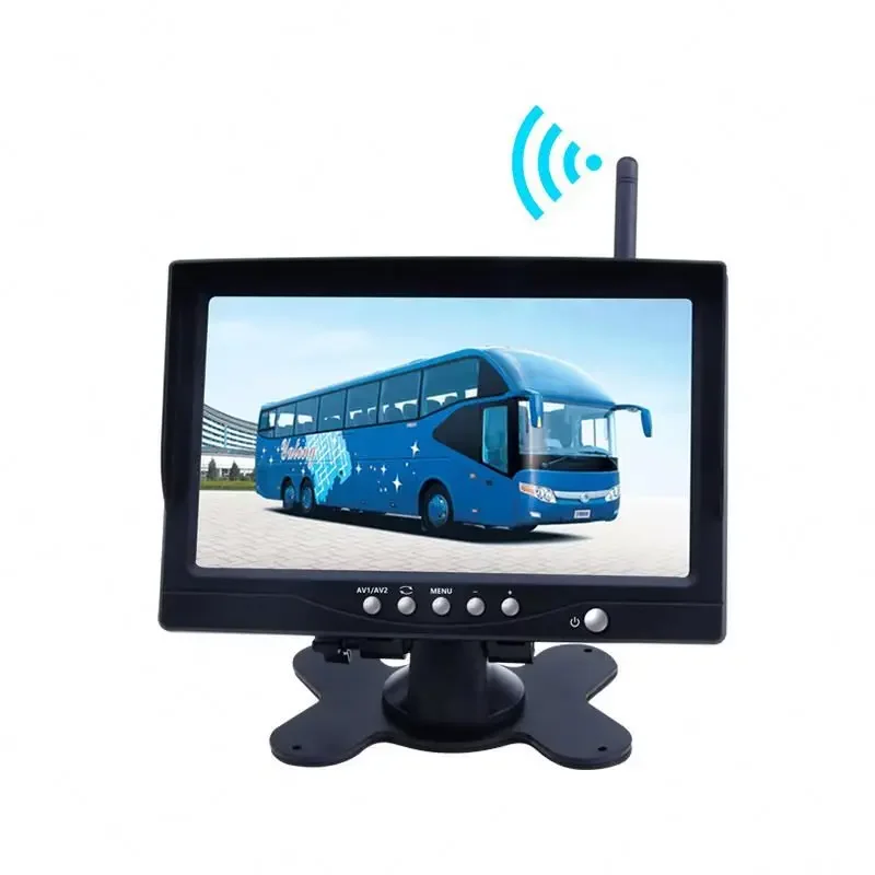 7 Inch Monitor No Interference 2.4G AHD1080P Digital Wireless Rear View Reversing Backup Camera System For Truck Car