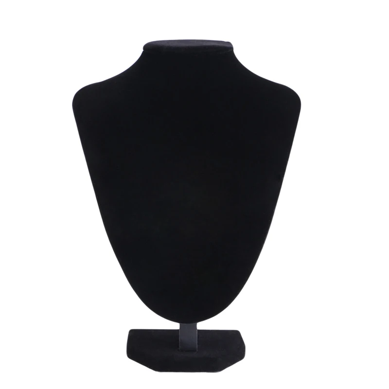 Fluwelen Mannequin Buste Sieraden Display Stand Plankhouder Ketting Buste Stand