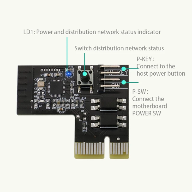 Wireless Remote Computer Power/Reset/Boot WiFi Relay Switch Module 2.4Ghz Wi-Fi Remote Computer Power Control On/Off Module