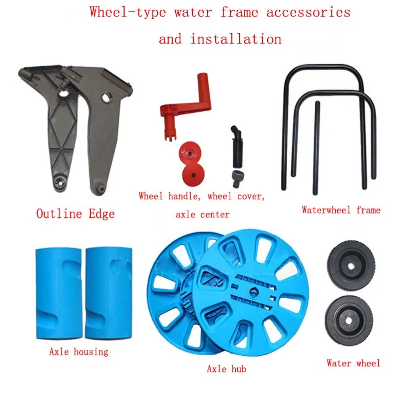 Imagem -06 - Hand Push Large Car Wash Garden Water Pipe Car Garden Water Pipe Car Water Pipe Frame Car Wash Pipe Frame