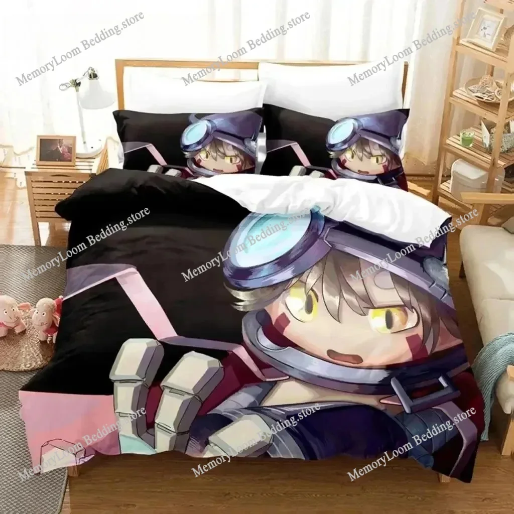 Anime Made in abyss Bedding Set Boys Girls Twin Queen Size Duvet Cover Pillowcase Bed Boys Adult Fashion Home Textileextile