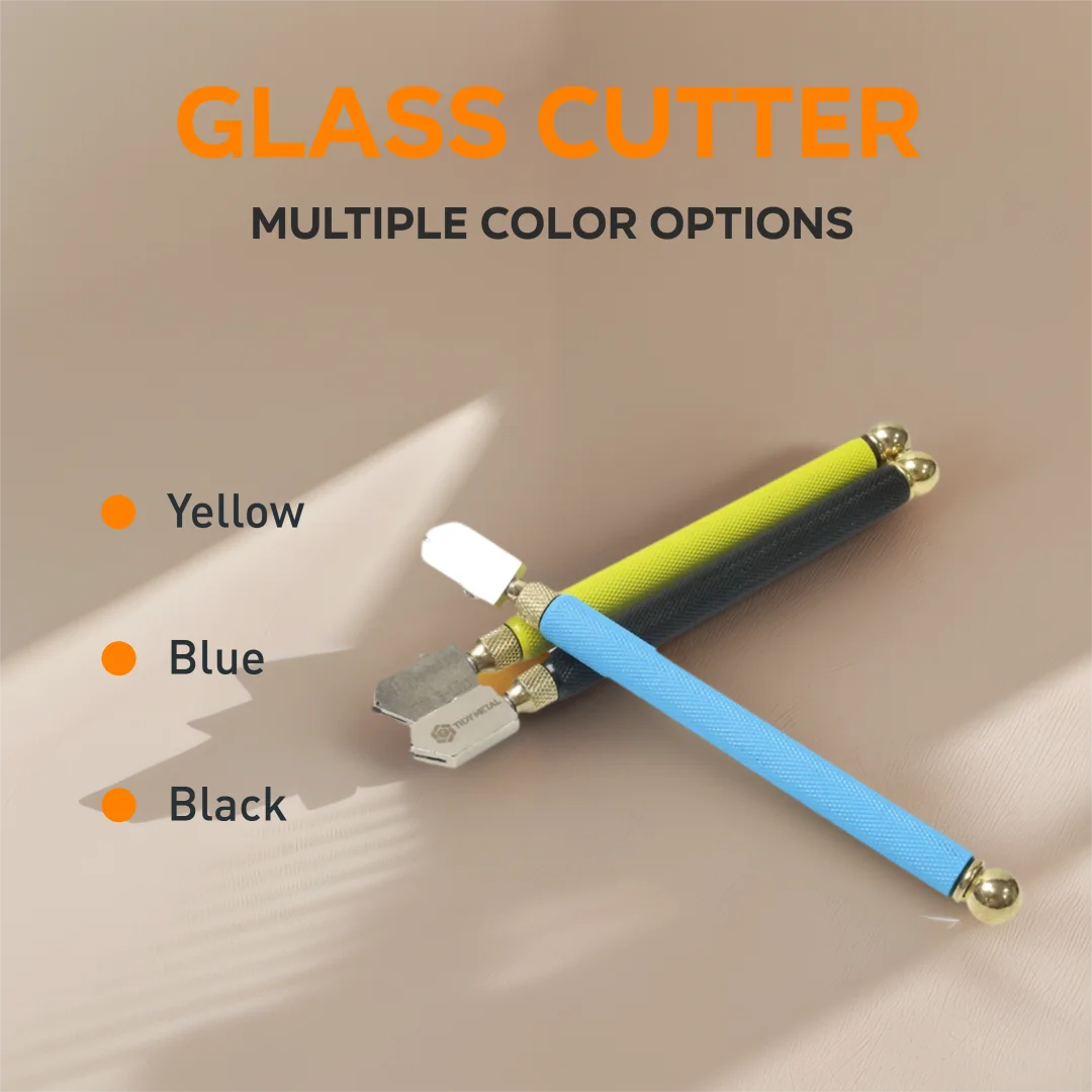 Most Popular DIY Oil Feed Diamond Glass Cutting Industrial Grade General Purpose Utility Glass Cutter Easy Grip Cutter Tool