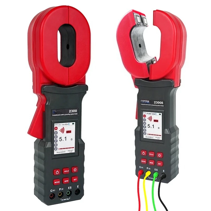 ETCR2300 ETCR2300B Ground‑Pile Clamp Earth Resistance Tester, Loop Resistance Meter