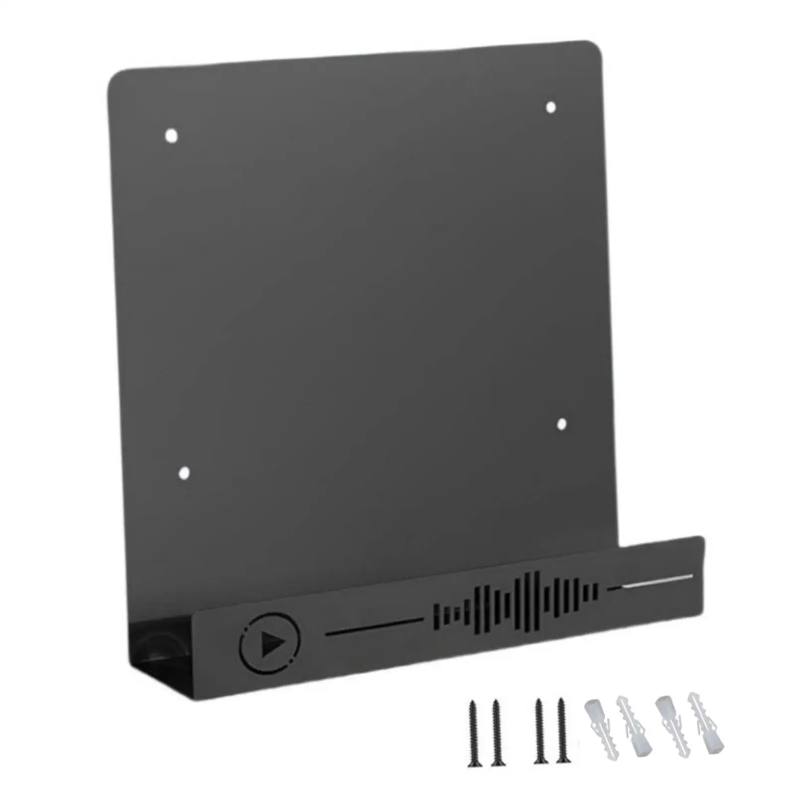 Vinyl Record Shelf Wall Mount Iron Organizer Shelf Storage Rack for Home Office Music Cds Display