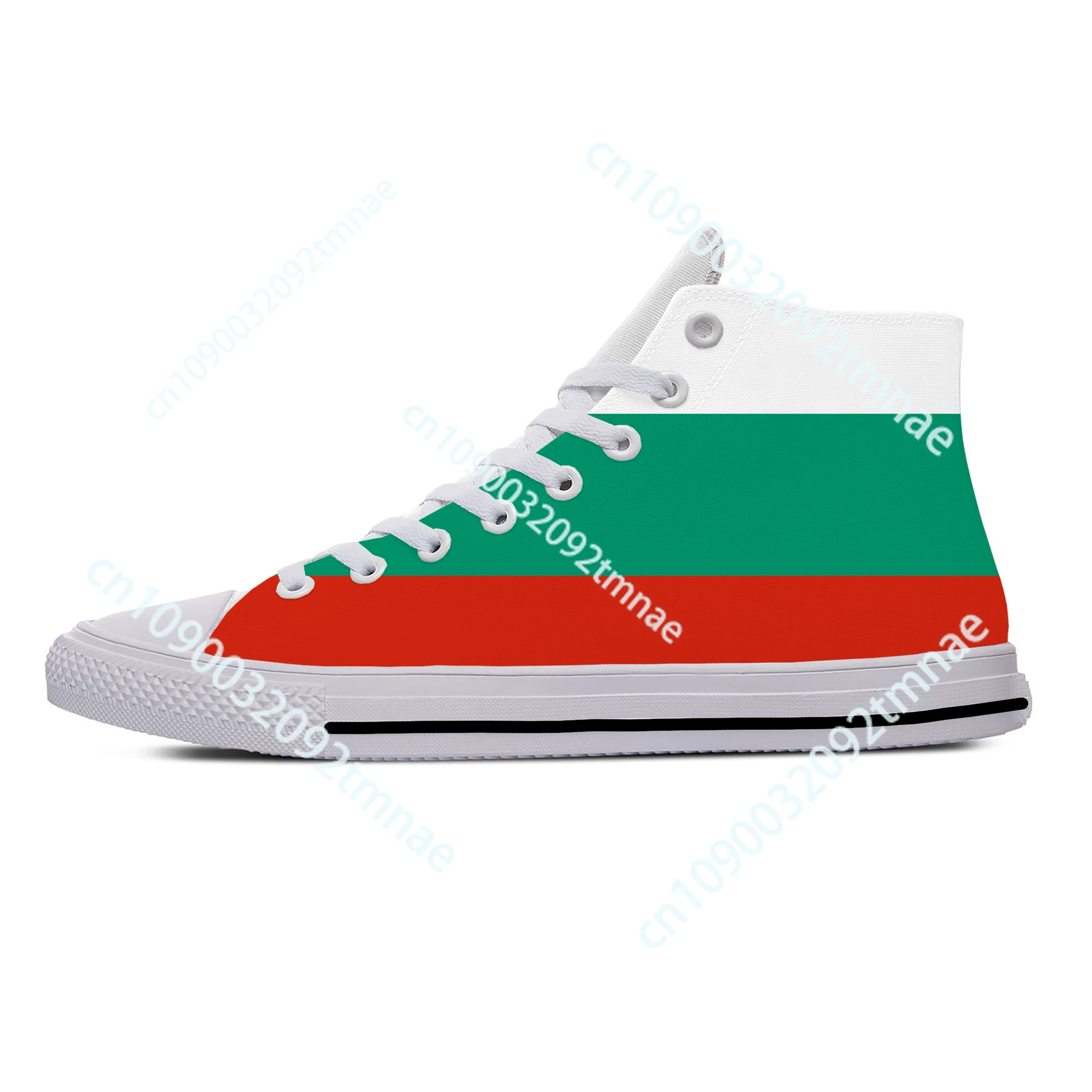 

Hot Bulgaria Bulgarian Republic Flag Patriotic Casual Shoes High Top Breathable Mens Womens Sneakers Lightweight Custom Shoes