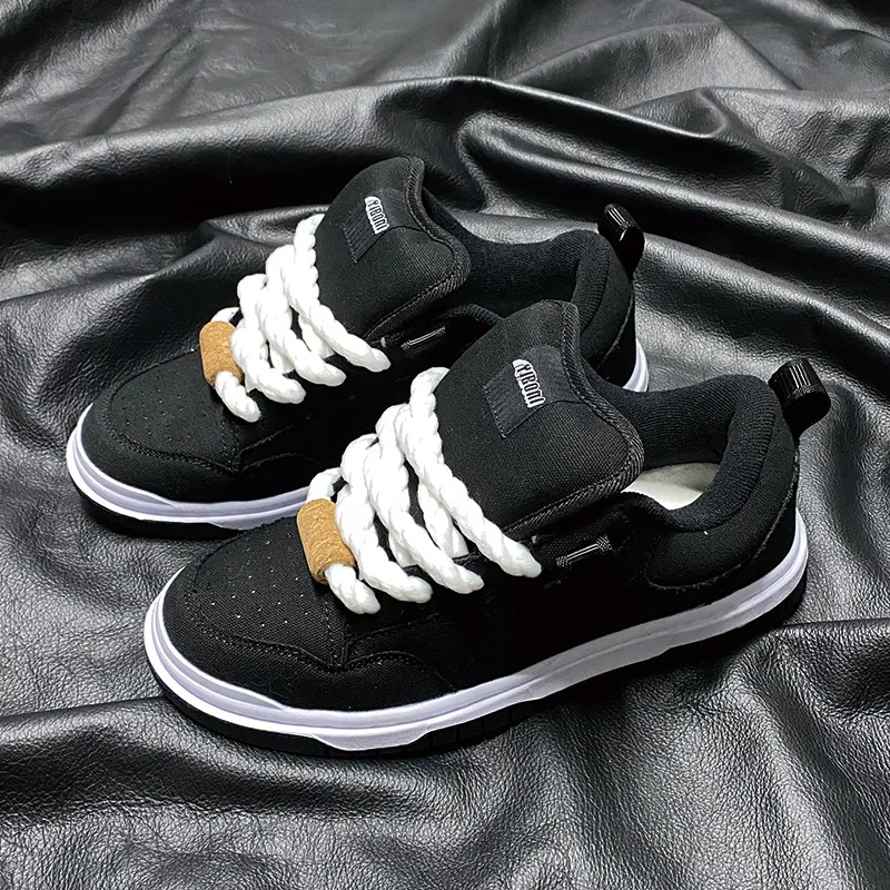Mens Skate Shoes Lightweight Breathable Comfortable Sneakers for Sports Leisure and Casual Wear Slip Resistant Design