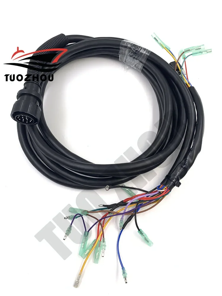 

896536T01 Cable Main Wire Harness for Mercury Outboard Engine 14P Remote Control Box 14 Pins 15FT