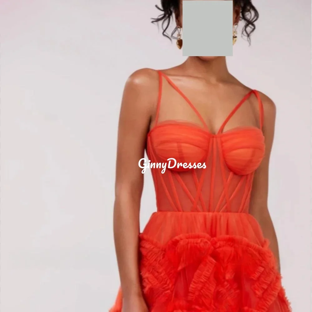 Vestidos personalizados para graduación, línea A, escote Corazón, hasta el suelo, volantes de lujo, vestidos de noche sin mangas, vestidos de fiesta de boda