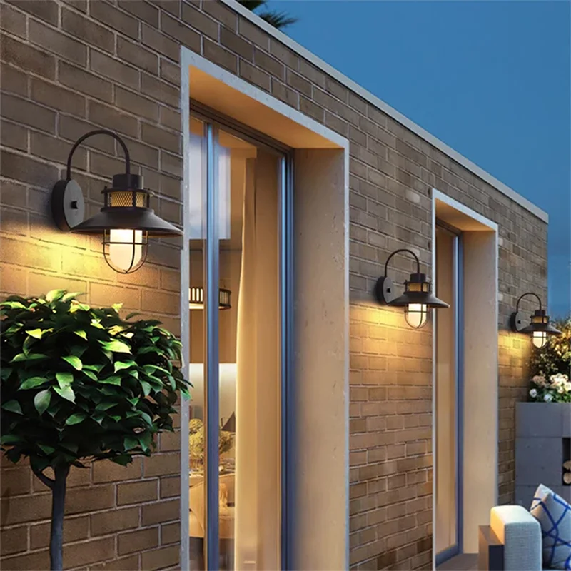 SOFEINA Contemporary LED Outdoor Wall Lamps Electric Simplicity Waterproof Balcony Hallway Courtyard Villa Gate Hotel