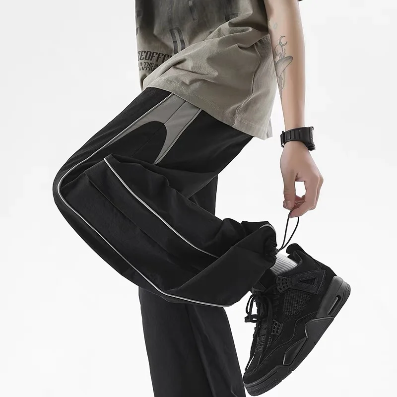 

Мужские летние прямые брюки свободного кроя в американском стиле десантника Blo Qui Dry High Street, спортивные повседневные брюки