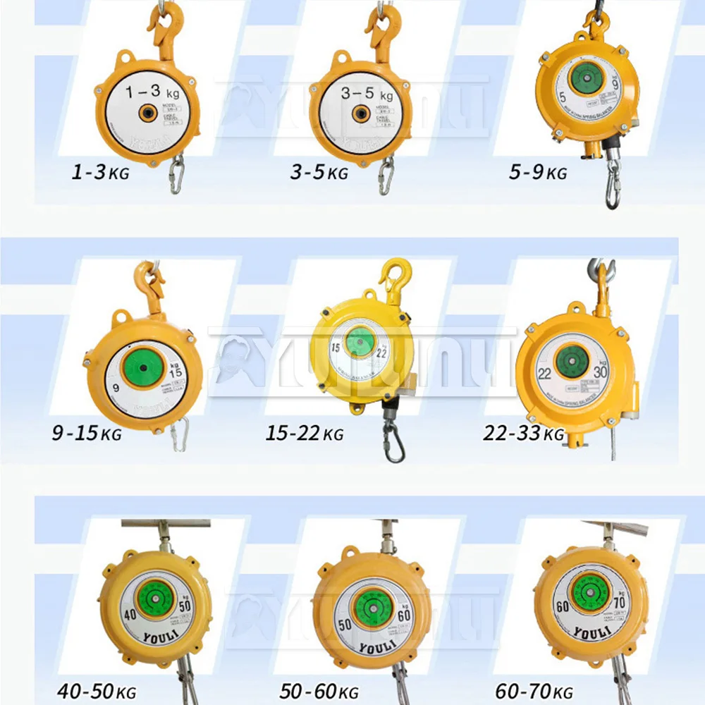 Equilibrador de resorte de 30kg, torre de suspensión de equilibrio de tensión autoblocante, Tensor telescópico de suspensión, herramienta de línea