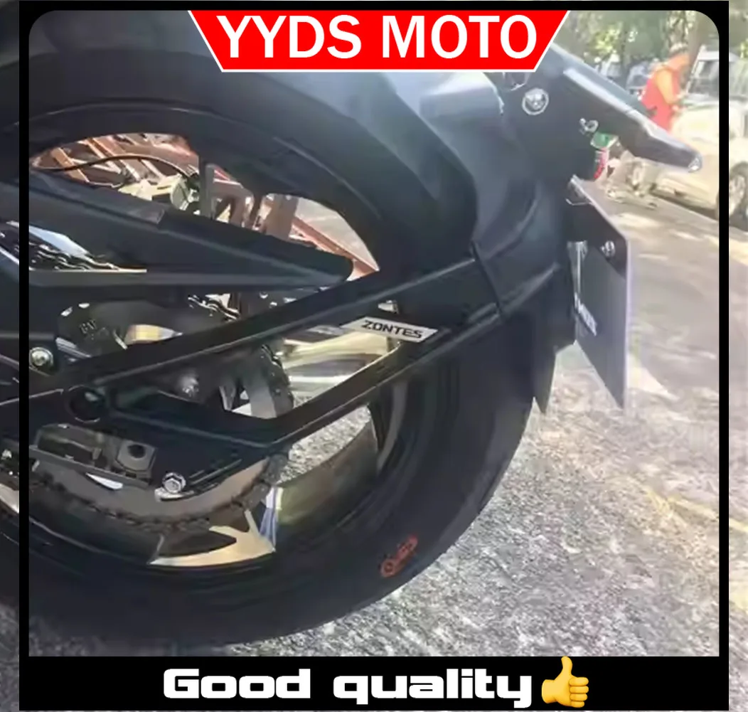 For ZONTES Motorcycle License Plate Holder Tail Light Bracket Fender Mount Accessory Compatible with ZT310-R1 R2 310-T2