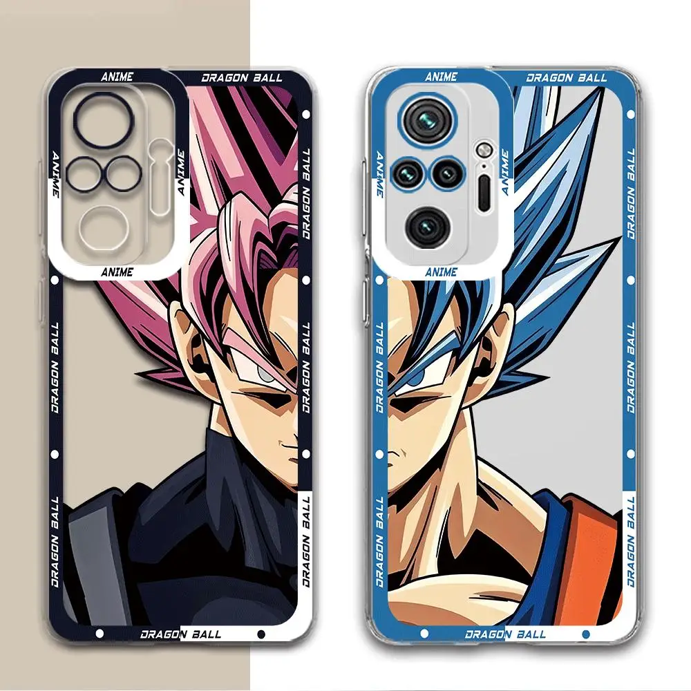 D-Dragon Ball Z Phone Case for Xiaomi Redmi Note 8 10 Pro 11 Pro 11S 12S 9 Pro 12 Pro 9T Luxury Funda