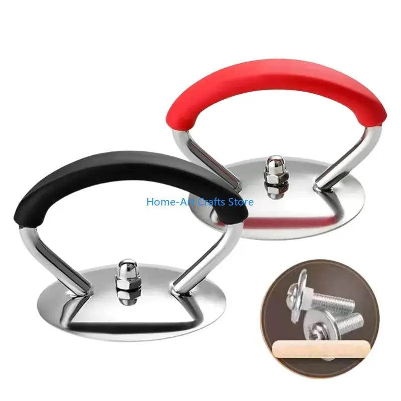 Y3NA Pack of 2pcs Modern Pot Cover Handle Feature Stainless Steel And Anti Slip Kitchen Gadget for Household