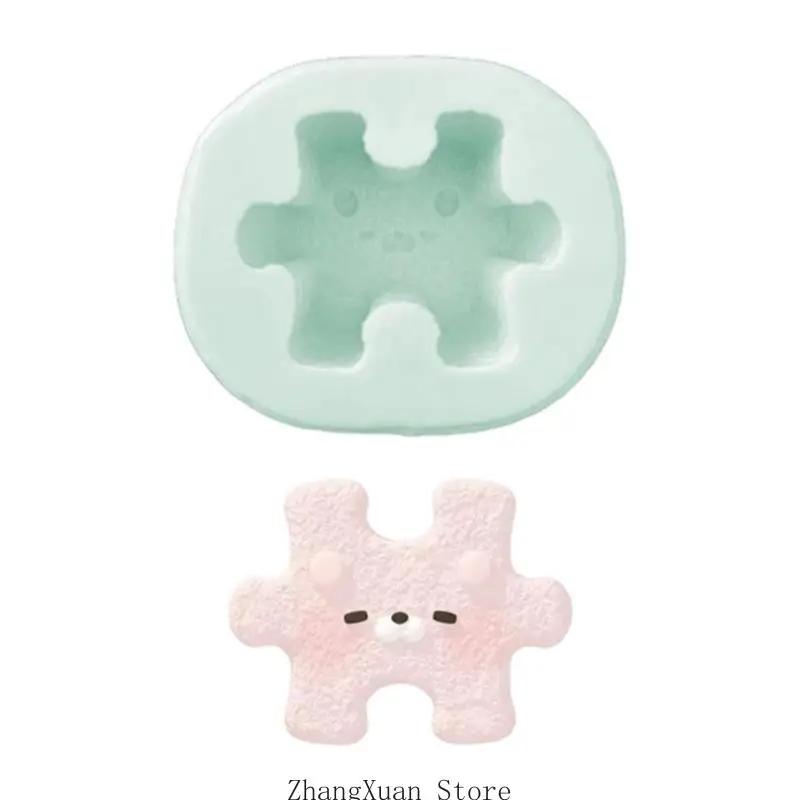 Flexible Kerzenherstellungsform, Cartoon-Puzzle-Silikonform zur Herstellung von Kerzenseife, 3 x – Detail 9