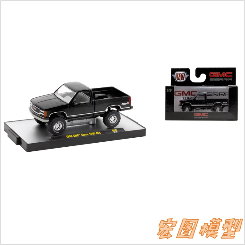

M2 Machines 1/64 модель автомобиля из сплава, игрушки 1998 GMC Sierra 1500 4x4