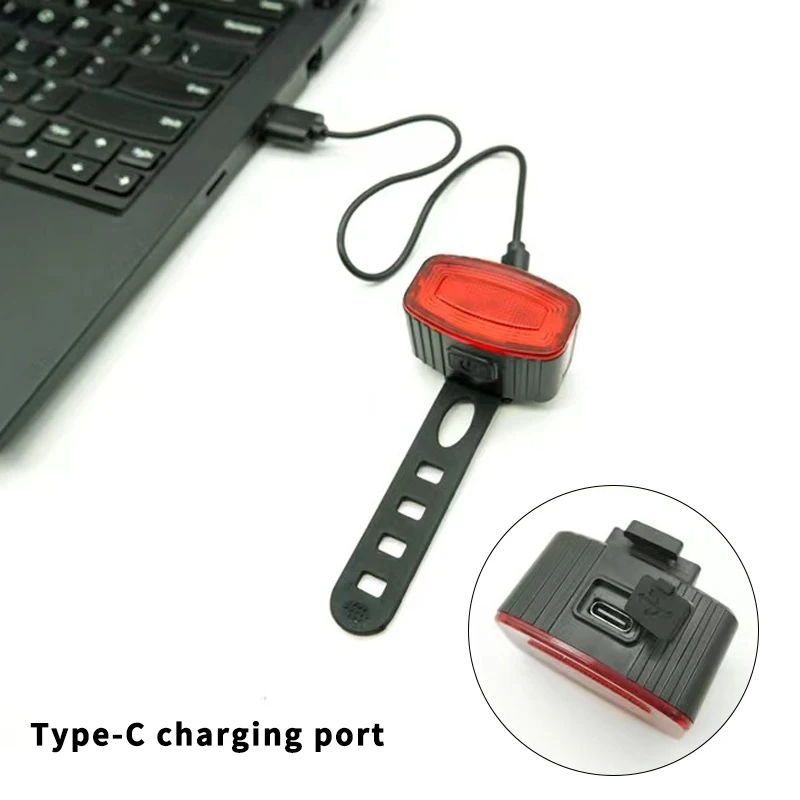 Cycling Taillight Headlight Bicycle Lights Bike Safety Warning Light LED USB Rechargeable Waterproof 