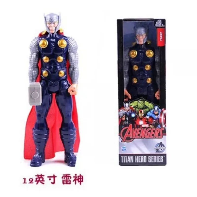 Original Hasbro The Avengers Marvel Anime Figure Thanos Captain America Iron Man Spider-Man Venom Action Figure Dolls Toys