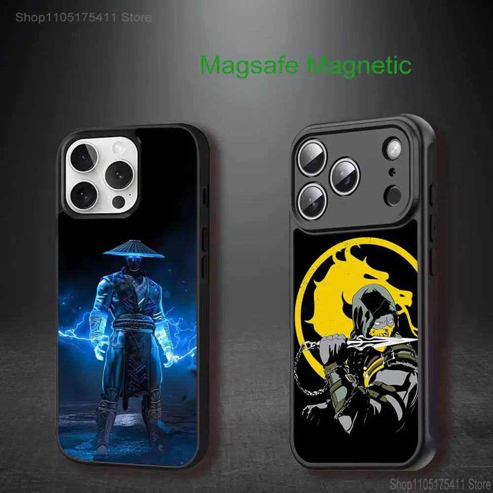 

M-Mortal K-Kombat Cool Phone Case For iPhone 17,16,15,14,13,12,11,Pro,Max,Plus,Mini,SE4,E Magnetic Magsafe Wireless Charging