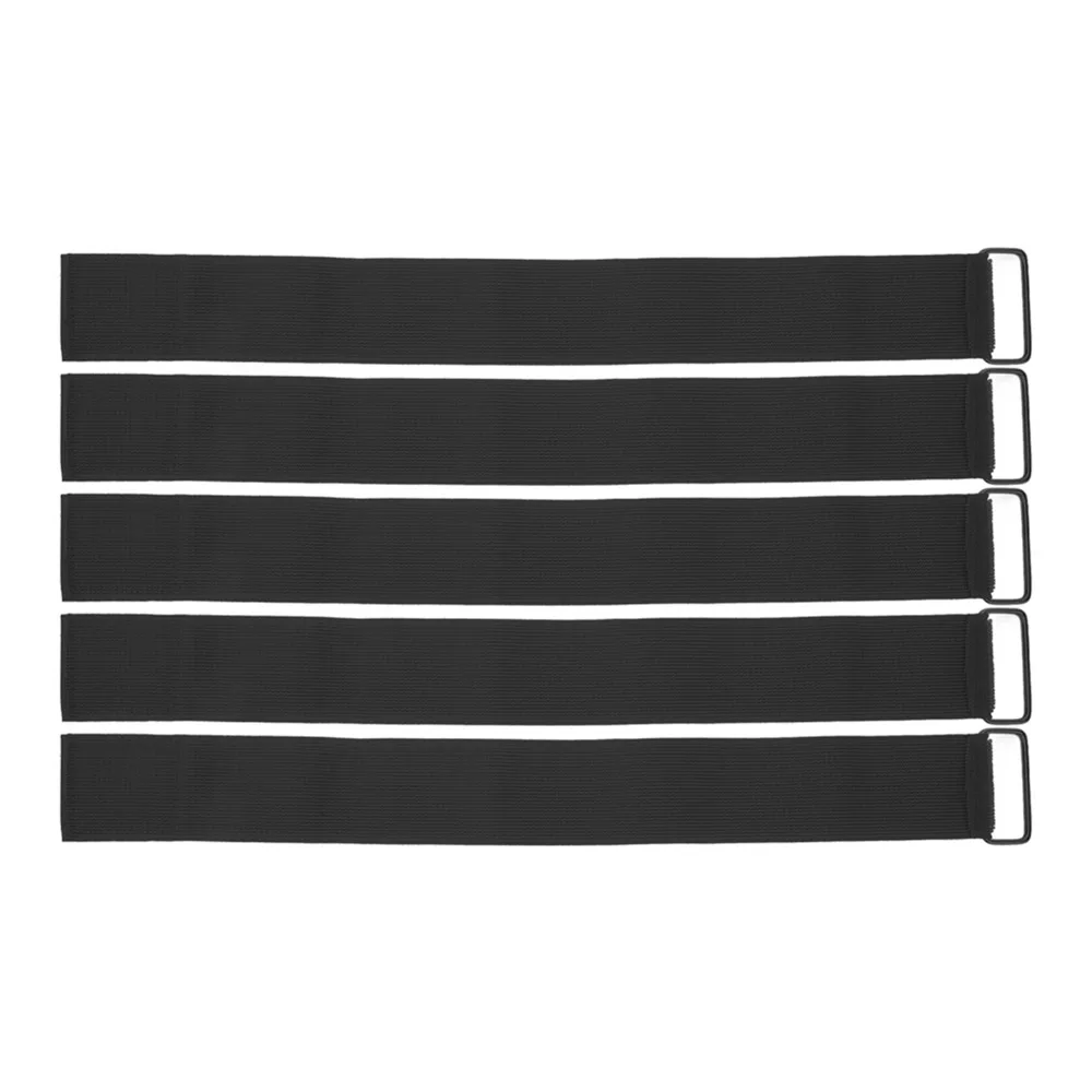 5pcs Group Games Durable 3 Legged Race Bands Firm Bands Elastic Tie Three Legged Race Games Elastic Tie Rope Field Day