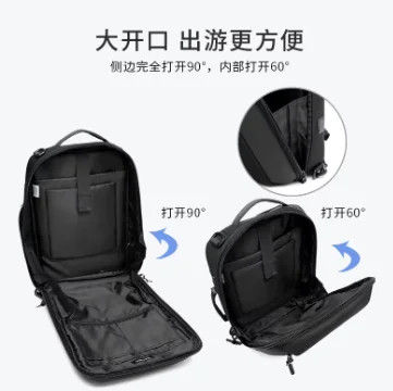OZUKO 15.6 Inch Laptop Men Backpack Business Multifunctional USB Charging Anti-theft Oxford Waterproof Male Backpack Travel