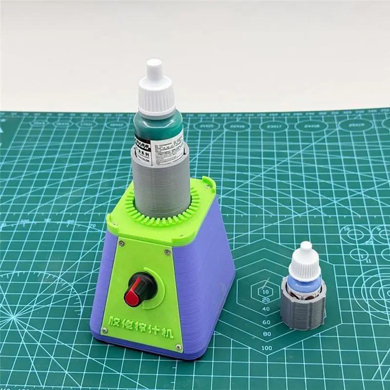 M11K-For 19/25Mm Bottle Compatible Electric Paint Shaker-Mixer-Variable Speed, Micro-Eccentric Design For Model Painting Project