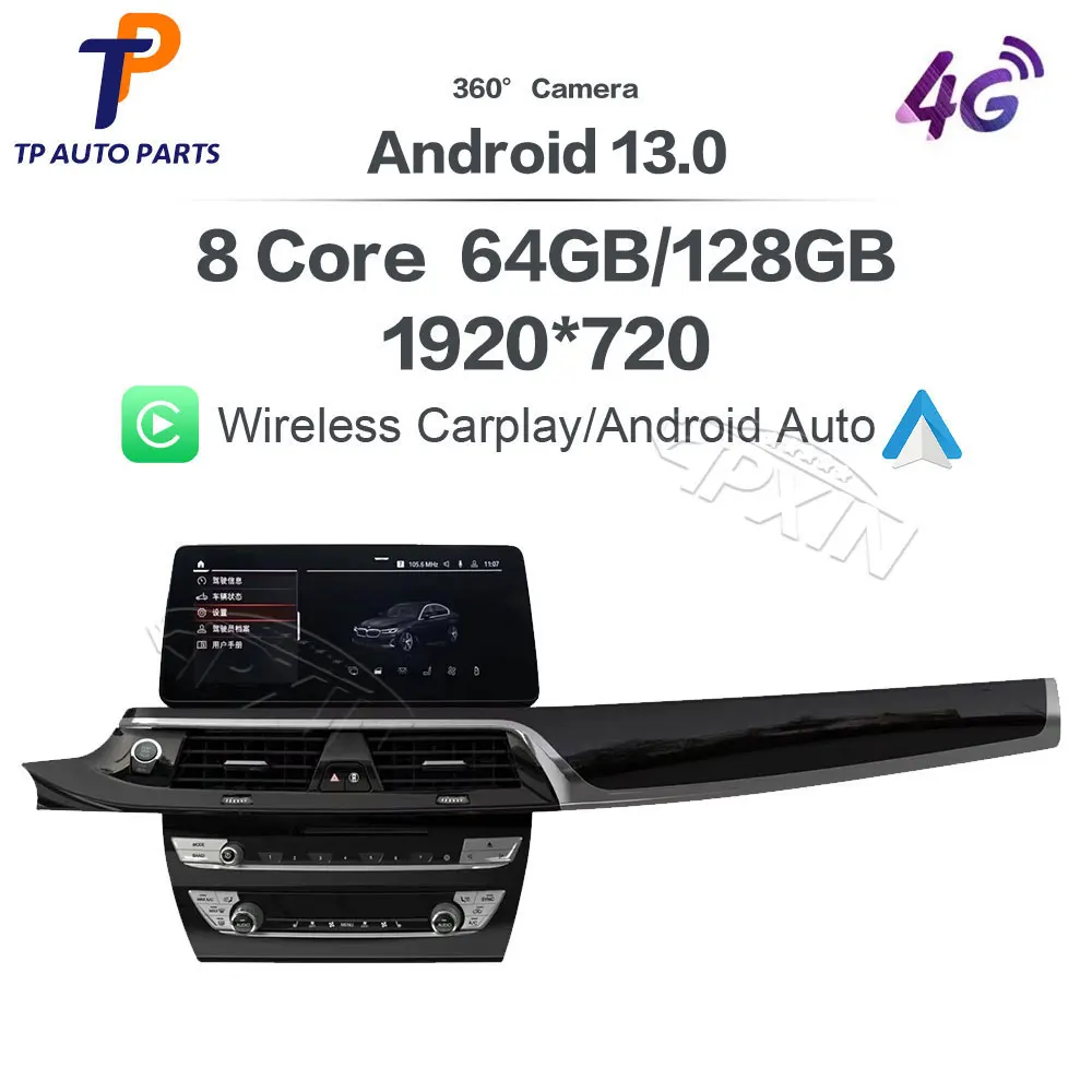 

Car Radio For BMW 5 Series 7 Series F10 F11 F02 Upgrade To 2022 AC Panel Air Condition Auto Multimedia Player Navigation Carplay