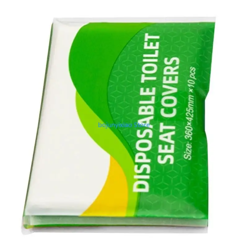 

900B Pack of 10 Disposables Flushable Paper Toilet for Public Restrooms