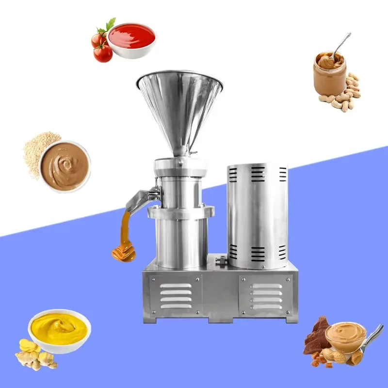 Molino Coloidal Industrial para Especias, Granos, Nueces, Arroz, Frutas, Hummus, Mantequilla de Avellanas y Elaboración de Mermeladas