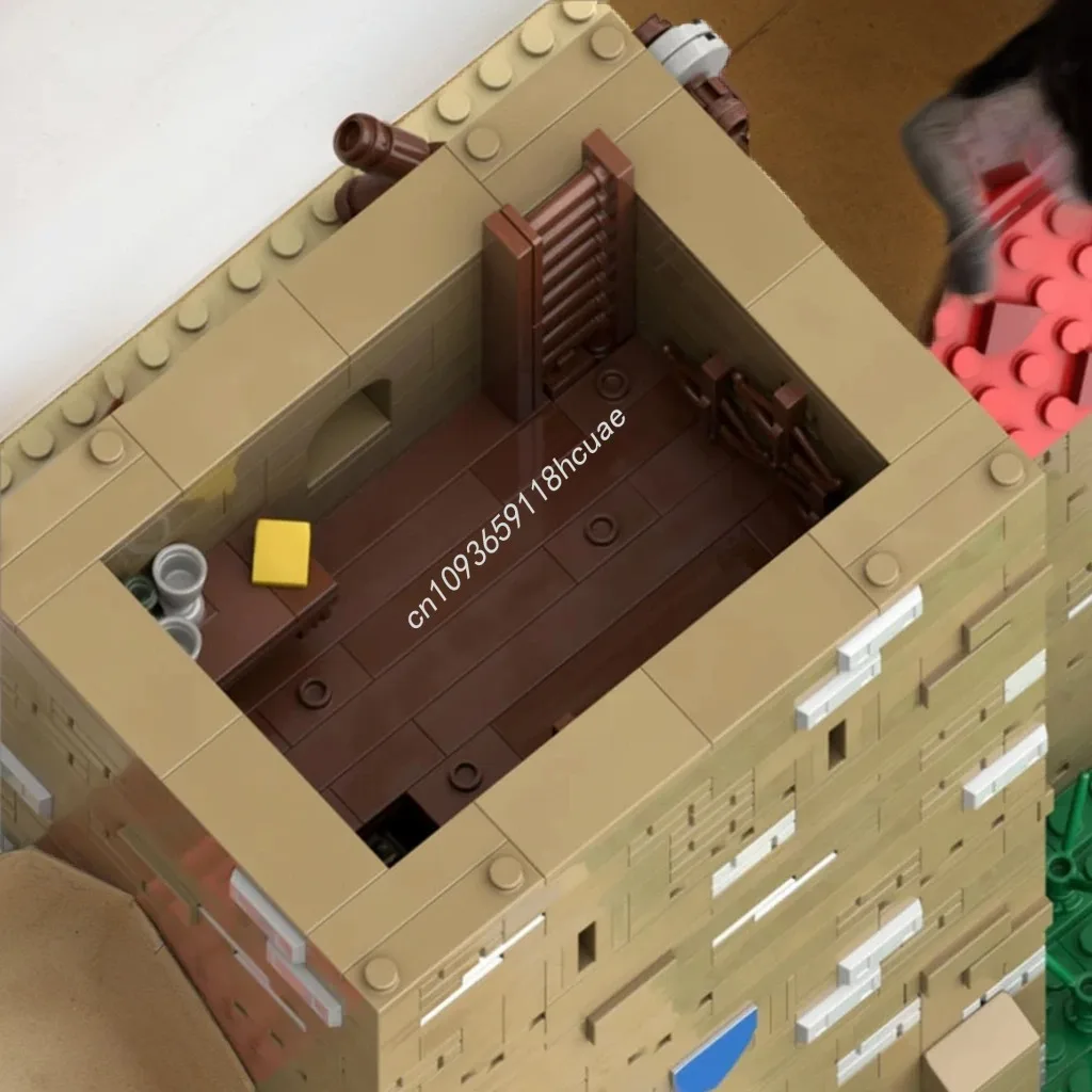 2346 個 MOC グロッケンター マルクスレウテ城の城門ビルディングブロック誕生日クリスマスおもちゃギフト
