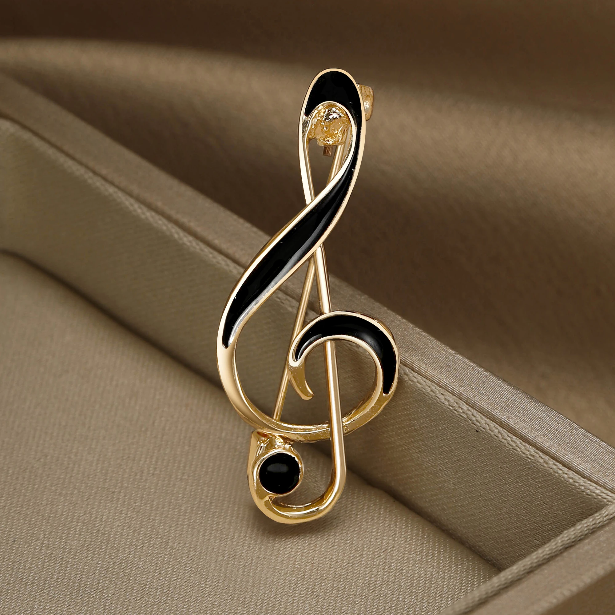 Stylish Simple Music Note Pin for Women Unisex Enamel Musics Symbol Brooches Event party backpack decoration clothes accessories