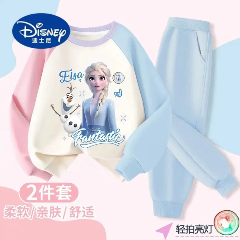 

Disney Elsa Girls' Glow Top 2025 - LED Light Up Hoodie Princess Fashion Wear Spring & Fall Collection