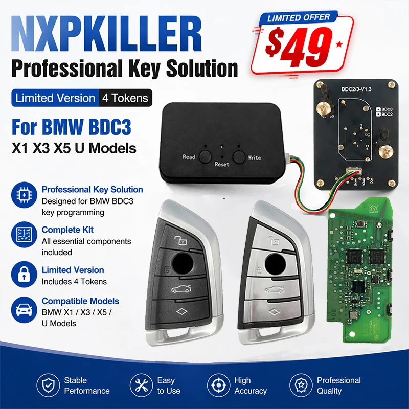 CNP259 Limited Version NXP Killer Compatiable Device ID21A IYZBK1 For BMW BDC2 3 5 6 7 8 Series G20 G30 G31 G38 X3 X4 X5 X6 X7