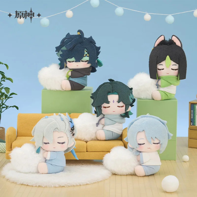 

[Official Merch] Pre-sale Genshin Impact Sweet Dream Whispers Series Xiao Kinich Plush Charms Ship in January 2026 Pre-order
