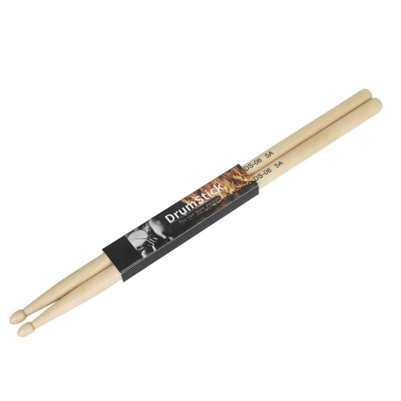 

1 Pair Drum Sticks with Nonslip Handle, 5A 7A Maples Tip Drumsticks for Beginner