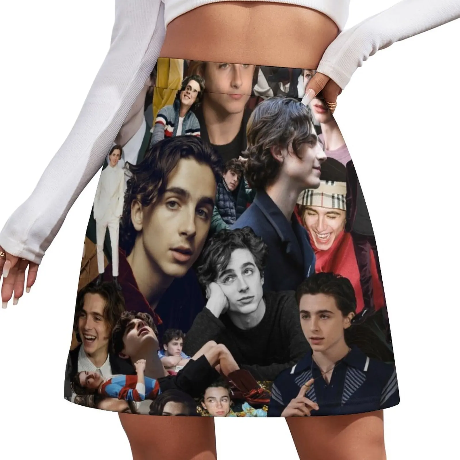 

Timothee Chalamet Mini Skirt korean style School uniform night club outfit skirt skirt