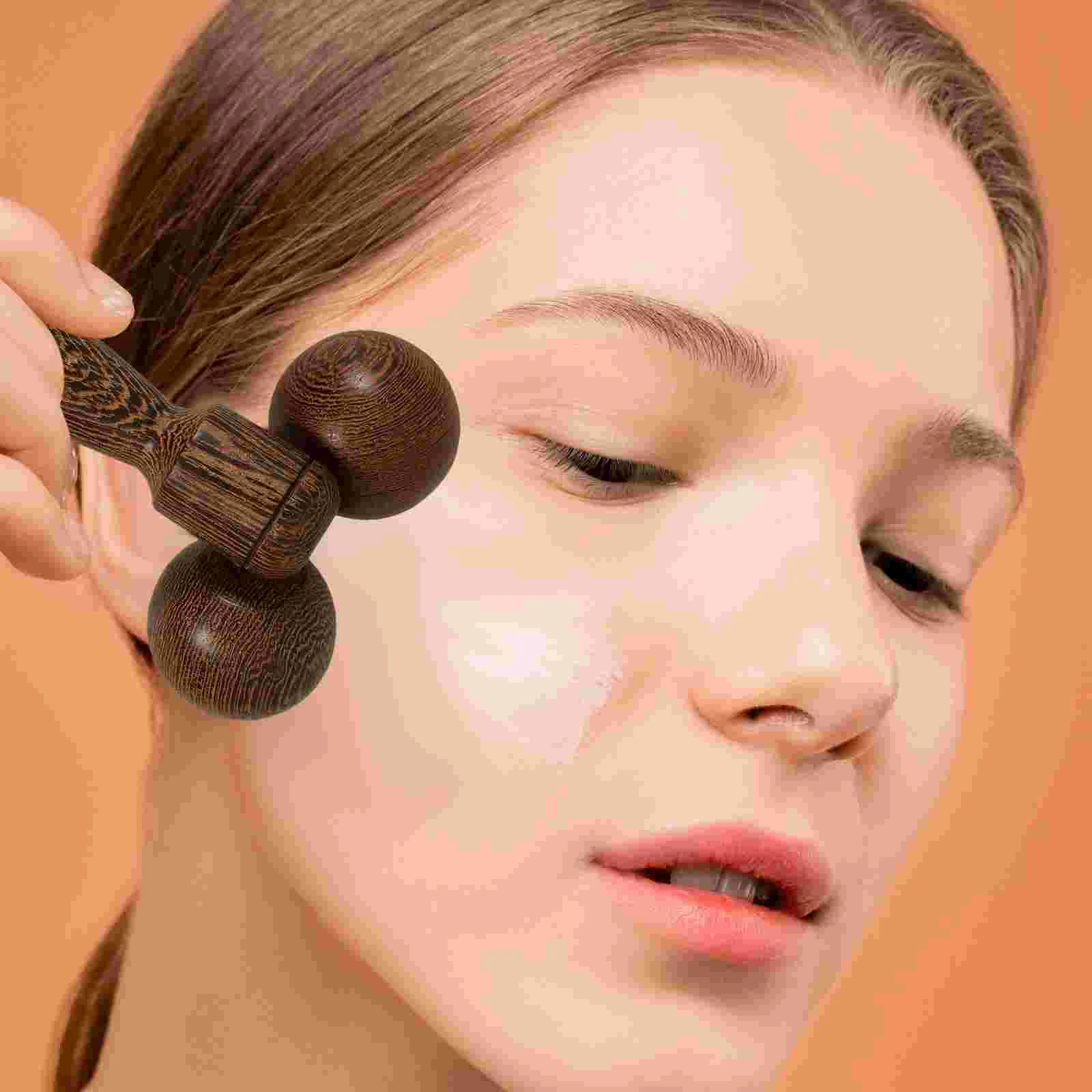 Double Ball Massager V Face for Slimming Roller Neck Rolling Tool Lifting Instrument Beauty Facial