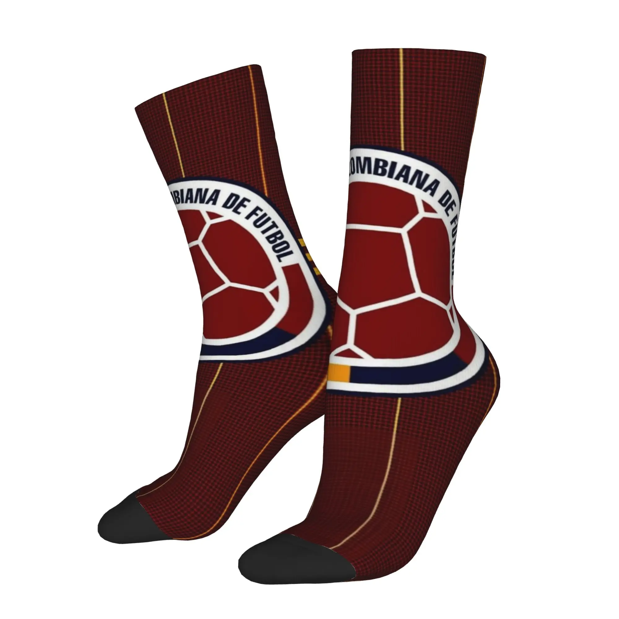Happy Funny Colombia Vintage Harajuku  Street Style Novelty Casual Sock Match Day Essentials