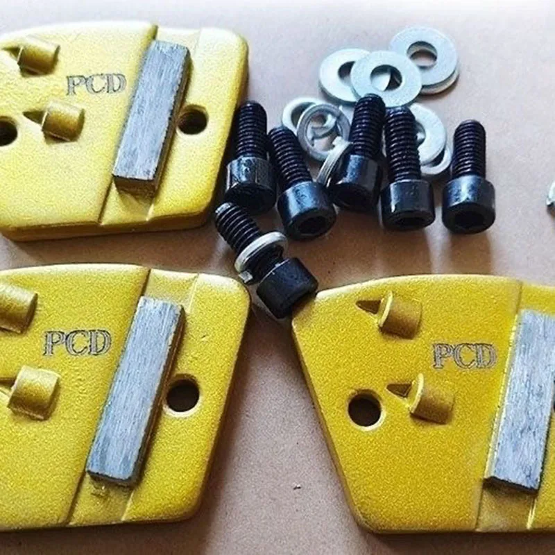 Floor Grinder Abrasive Replacement Tools 3 In 1 PCD Disc Diamond Head For Epoxy Paint Concrete Surface Cleaning Removal